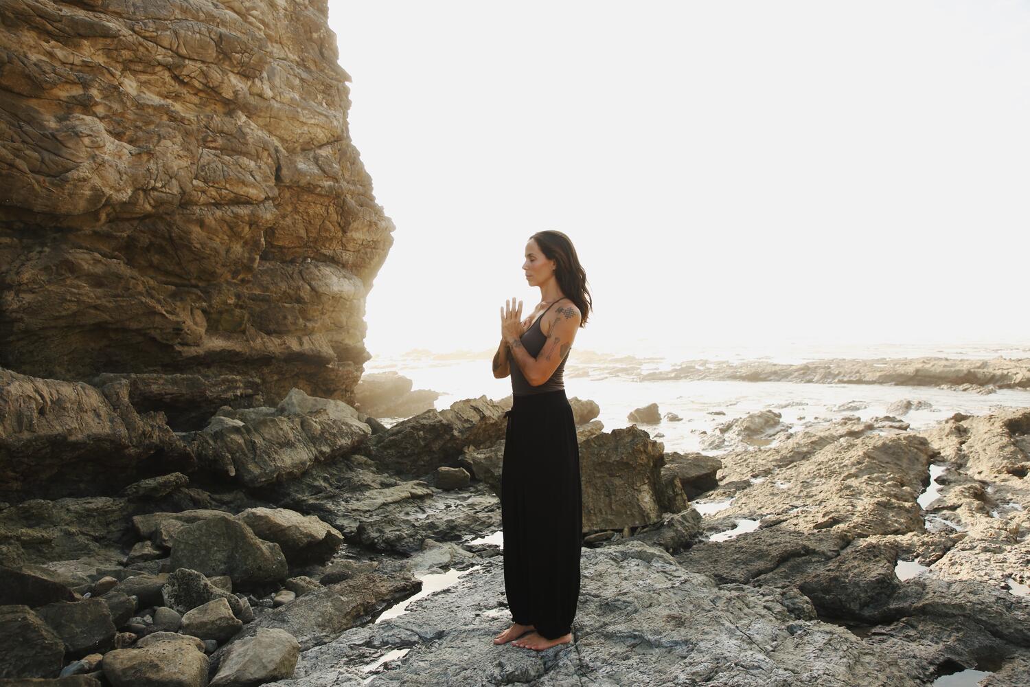 Stretch top - Stone Brown